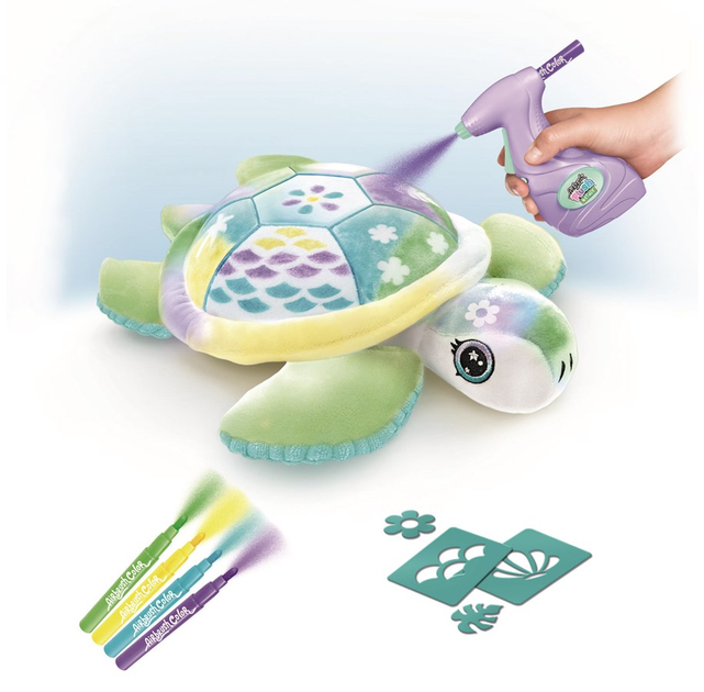 Іграшка-розмальовка Canal Toys Airbrush Plush Черепаха (3555801287947) - зображення 2