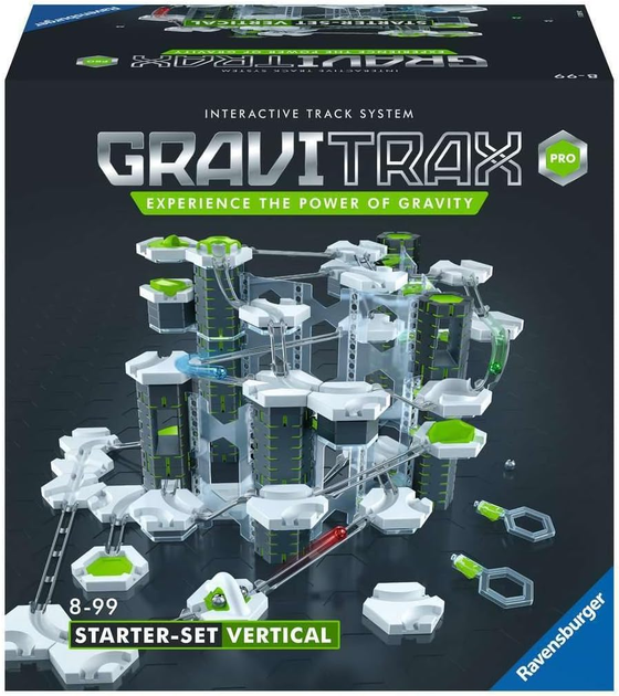 Klocki konstrukcyjne Ravensburger GraviTrax Pro Starter Vertical 153 elementów (4005556224265) - obraz 1