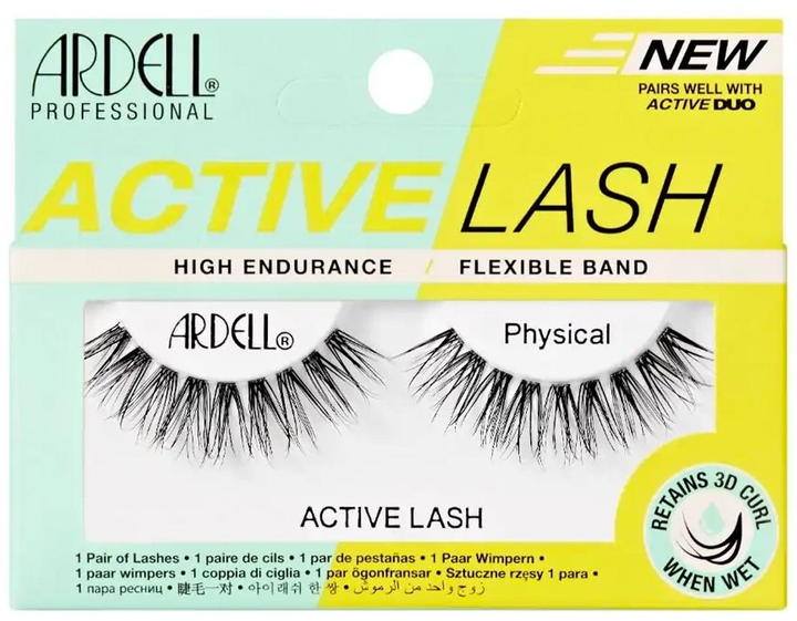 Штучні вії Ardell Professional Active Lash Physical чорні 1 пара (74764646835) - зображення 1