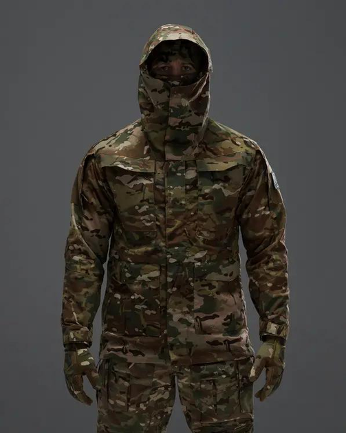 Куртка ветровка тактическая Shadow Rip-Stop с капюшоном MultiCam XL - изображение 2