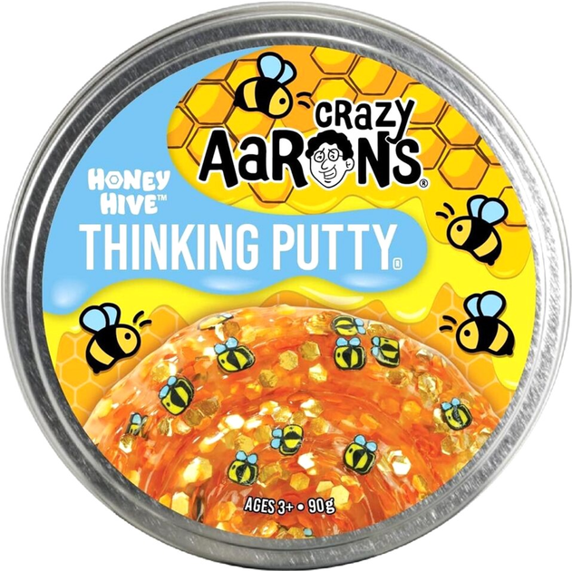 Slime Crazy Aarons Thinking Putty Trendsetters Honey Hive (0810066954793) - obraz 2