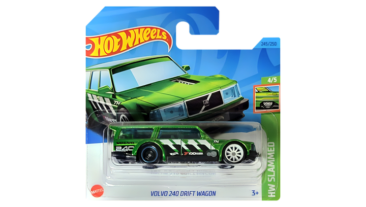 ホットウィール ボルボ 240 HW Slammed スーパートレジャーハント Машинка Базова Hot Wheels Volvo 240 Drift Wagon Super