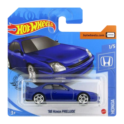 Машинка Базовая Hot Wheels '98 Honda Prelude Honda 1:64 GHF15 Dark