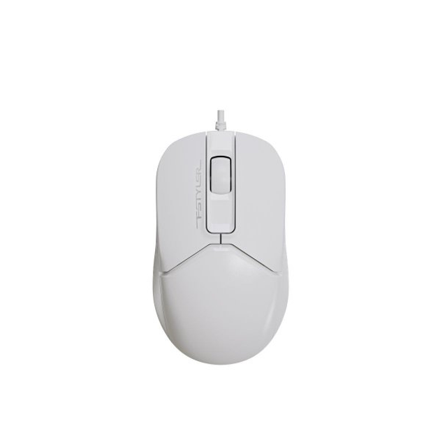 Мышь A4Tech Fstyler FM12S (White), бесшумная, USB, цвет белый - изображение 1