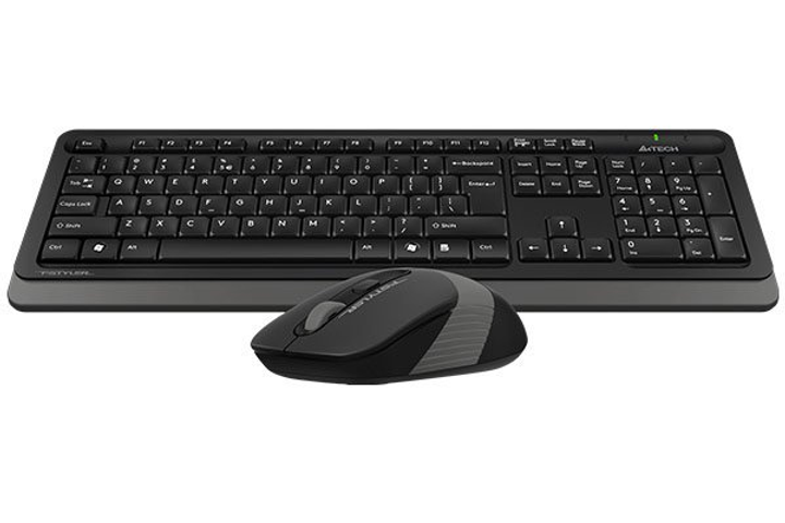 Комплект клавиатура+мышка A4Tech FG1010S (Grey) Fstyler, беспроводной, USB, черный+серый цвет - изображение 2