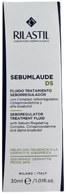 Krem do twarzy Rilastil Sebumlaude Ds Sebo-Regulating Treatment Fluid 30 ml (8428749895107) - obraz 1