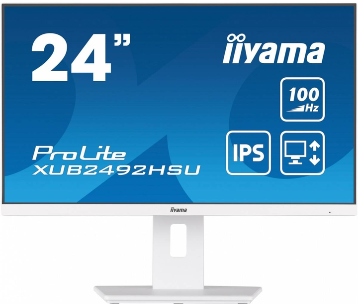 Monitor 23.8 cala Iiyama ProLite (XUB2492HSU-W6) - obraz 1