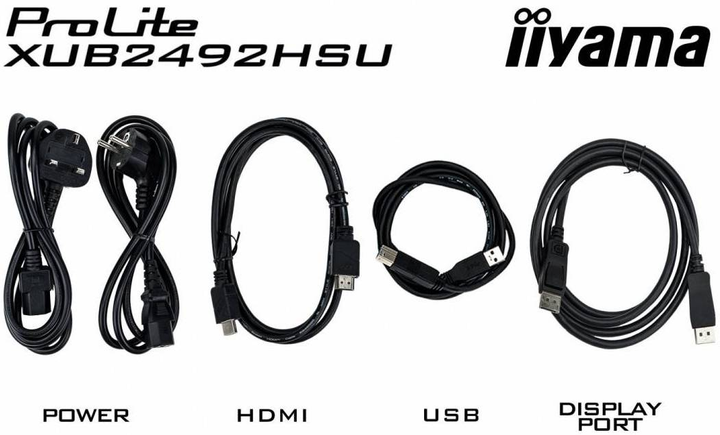 Monitor 23.8 cala Iiyama ProLite (XUB2492HSU-W6) - obraz 6