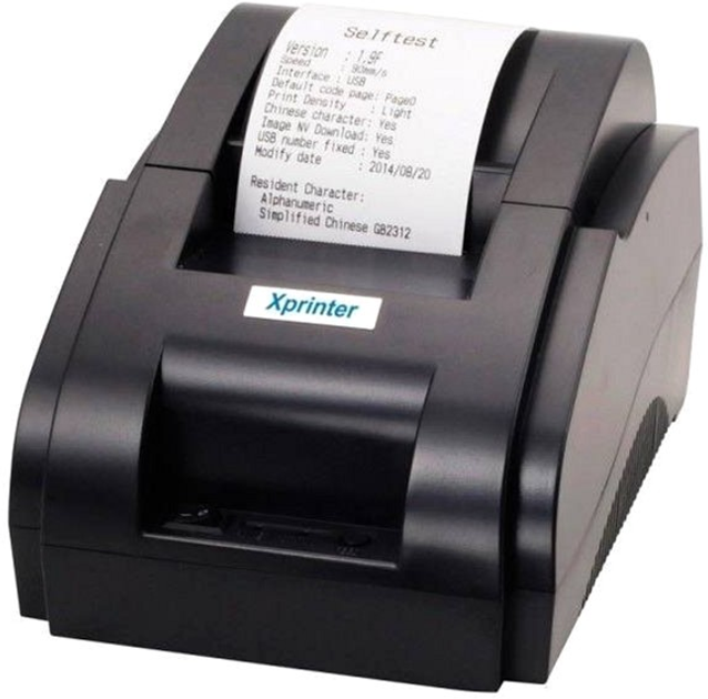 POS-принтер Xprinter XP-58IIZ (термодрук, 90 мм/с, стрічка 58 мм, USB ...