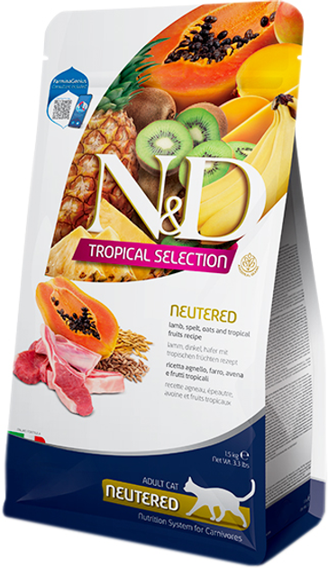 Сухий низькозерновий корм Farmina N&D Tropical Selection для ...
