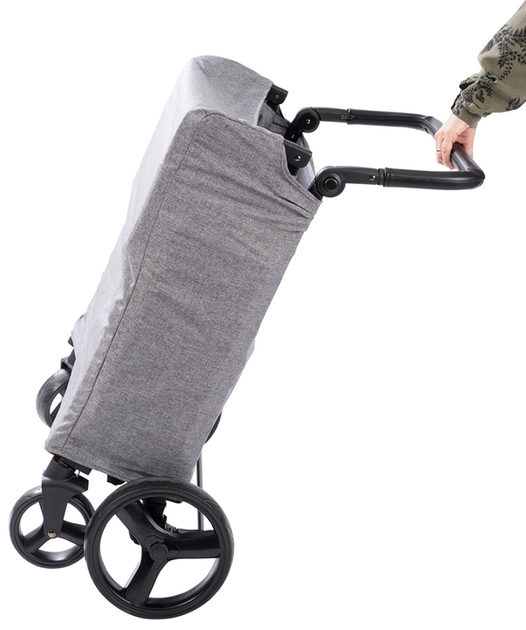 Коляска BabyTrold Fun Pram including seats сіра (5704211723646) - зображення 7