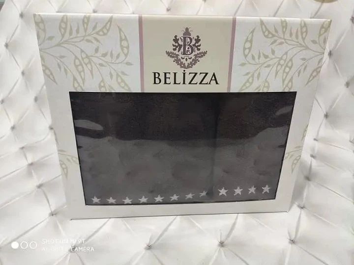 Подарунковий набір рушників 2в1 Belizza PNY Stella kahve organic 50х90+70х140 см Кавовий - изображение 3