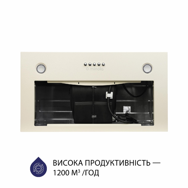 Вытяжка полновстраиваемая Minola HBI 5827 IV 1200 LED - изображение 3