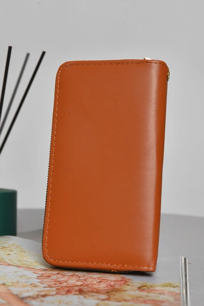 Кошелек женский из экокожи коричневого цвета Elegant (172982) - Фото 2 Кошелек женский из экокожи коричневого цвета Elegant (172982) - изображение 2