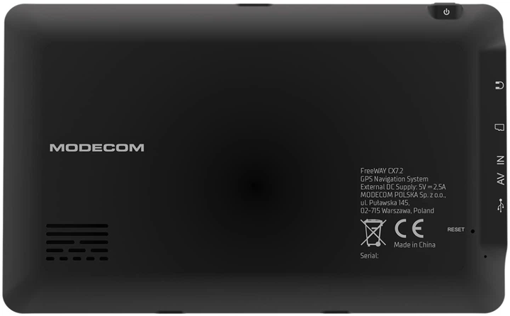 Nawigacja GPS Modecom Device FreeWay CX 7.2 8 Gb 7" IPS MapFactor EU (NAV-FREEWAYCX72-IPS-MF-EU) - obraz 5