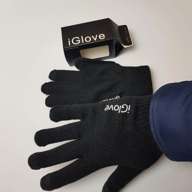 Рукавички iGlove для сенсорних екранів Black теплі чорні універсальні [523G4VH-009] - зображення 6