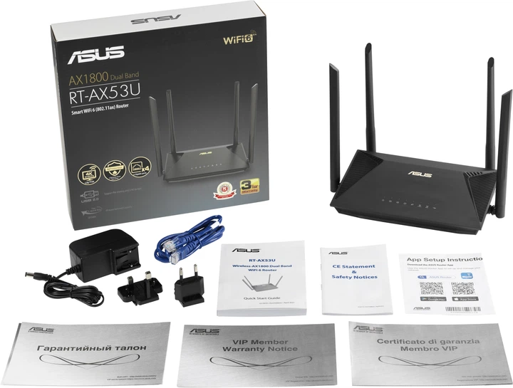 Маршрутизатор Asus RT-AX1800U WiFi6/ 1 Гбіт/с / USB 3G/4G підтримка технології MESH - зображення 11
