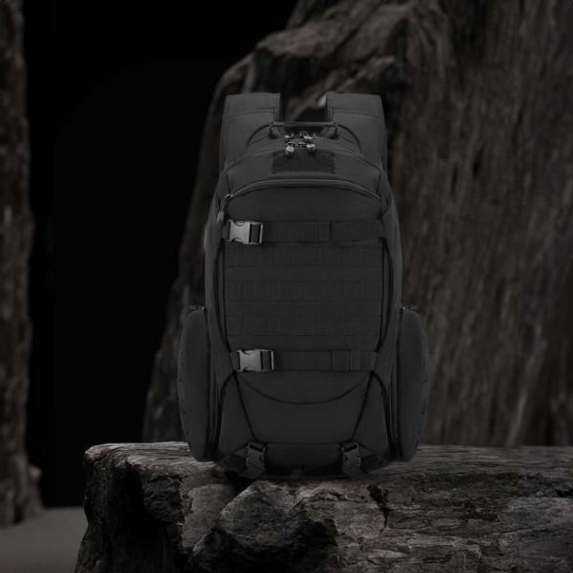 Рюкзак TANJIEZHE Explorer Large Capacity Outdoor Tactical Backpack Black - зображення 1