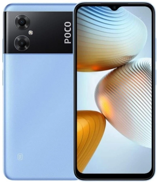 Smartfon Poco M4 5G 6/128GB Cool Blue (6934177779176) - obraz 1