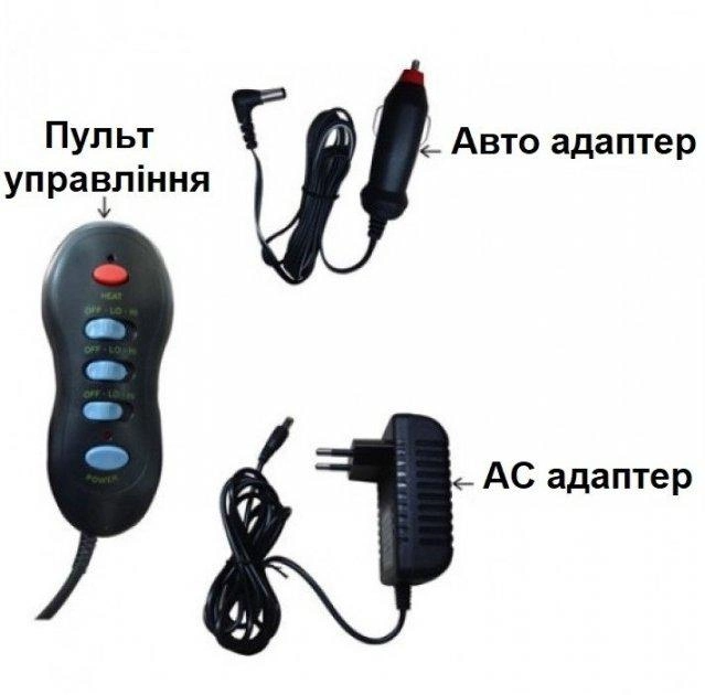 Массажная накидка на сиденье авто или кресло 228 Black - изображение 4