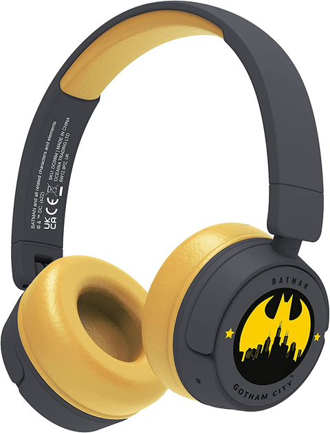 Навушники OTL Batman Gotham City Black-Yellow (5055371625340) - зображення 1
