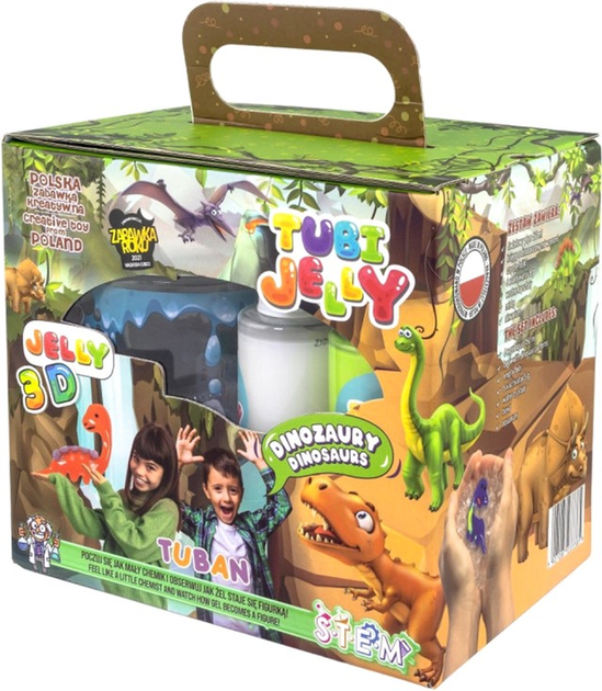 Zestaw kreatywny Tuban Tubi Jelly Aquarium Dinosaurs (5901087033385) - obraz 1