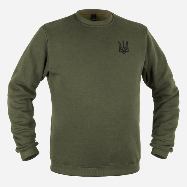 Тактичний світшот P1G-Tac Тризуб Logo UA281-29911-OD-TRL XL Olive Drab (2000980632480) - зображення 1