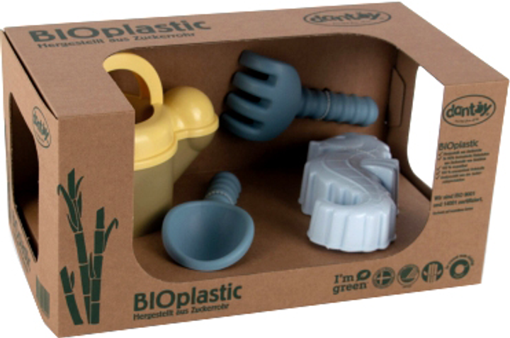 Zestaw zabawek do piasku Dantoy Bioplastic 5613 4 elementy (5701217056136) - obraz 1
