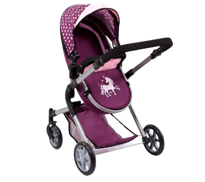 Wózek dla lalki Bayer City Neo Fioletowy 52 cm (4003336181371) - obraz 3