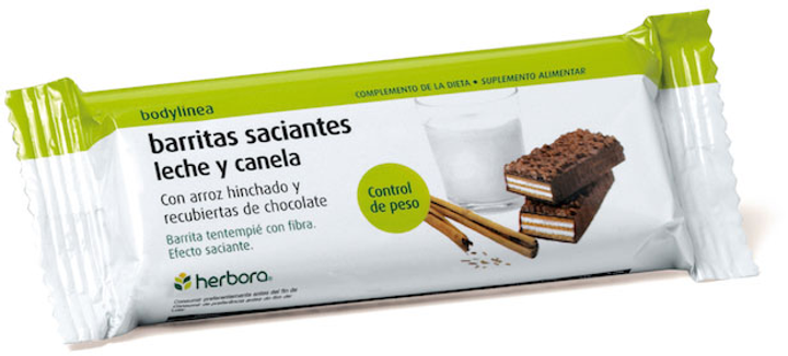 Батончик Bodylinea Barrita Saciante Leche y Canela 35 г (8426494002023) - зображення 1