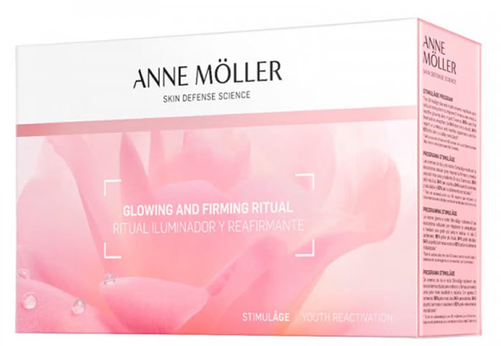 Zestaw kosmetyków do pielęgnacji twarzy Anne Möller Stimulage Glowing and Firming Ritual SPF 15 Dry Skin 4 szt (8058045438489) - obraz 1