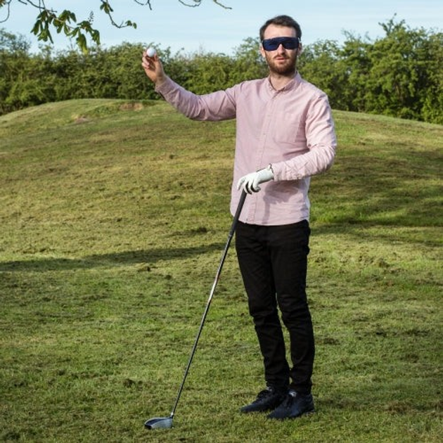 Okulary dla golfa ThumbsUp Golf Ball Finder Glasses okulary + pokrowiec ze sznurkiem (5060280491306) - obraz 3