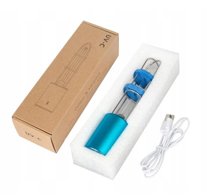 Стерилизационная лампа, портативная 2 в 1 OZONE O3/UV-C с USB