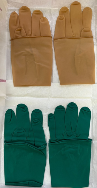 Перчатки хирургические латексные двойные Medicom SAFETOUCH ДУПЛЕКС повышенной защиты стерильные 25 наборов размер 7,0 - изображение 1