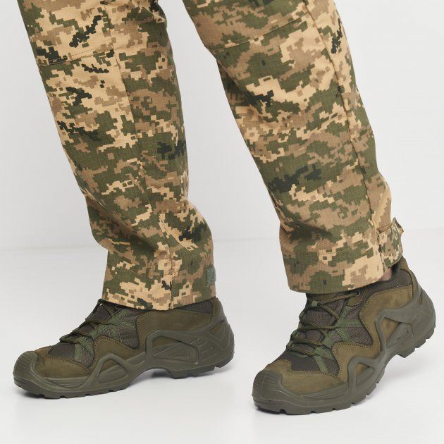 Мужские Кожаные Кроссовки Scooter с мембраной / Водонепроницаемая обувь олива размер 45 - изображение 2