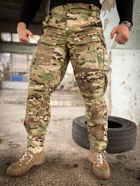 Тактичні штани польові літні, військові штани на літо ріп-стоп Мультикам 62 - зображення 2