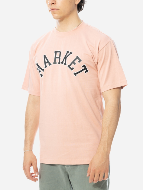 Koszulka męska bawełniana Market 399001511-1232 L Różowa (840339611405) - obraz 1