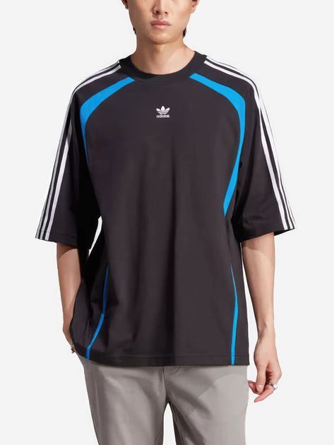 Футболка довга чоловіча Adidas IW3640 XL Чорна (4067886872875) - зображення 1