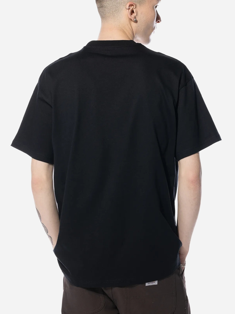 Koszulka męska bawełniana Carhartt I032875-K02XX L Czarna (4064958778202) - obraz 2