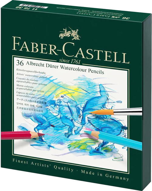 Набір акварельних олівців Faber Castell Albrecht Durer 36 шт (4005401175384) - зображення 1