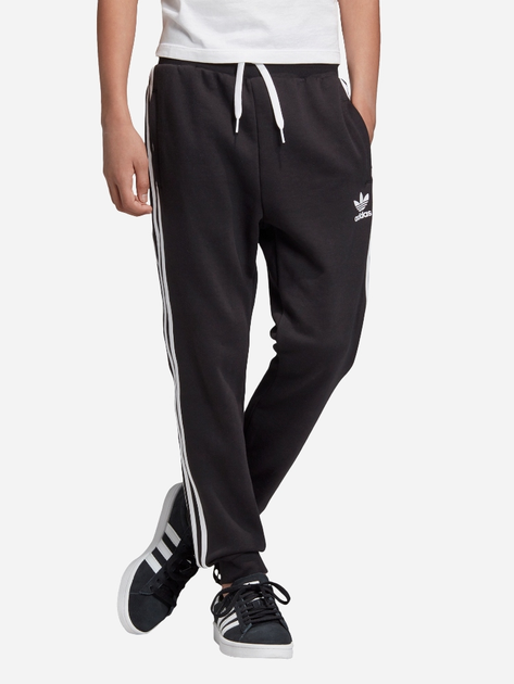 Młodzieżowe spodnie dresowe Adidas DV2872 176 cm Czarne (4060515111185) - obraz 1