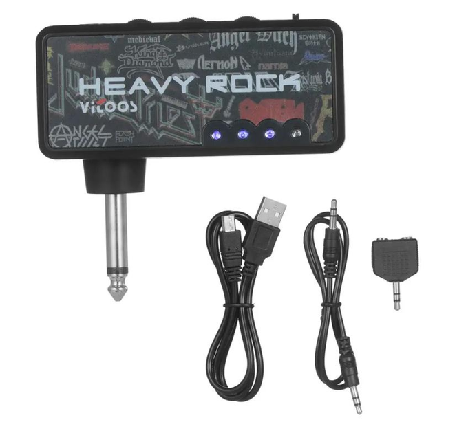 Гитарный усилитель дисторшн для наушников Vitoos VHR-1 Heavy Rock ...