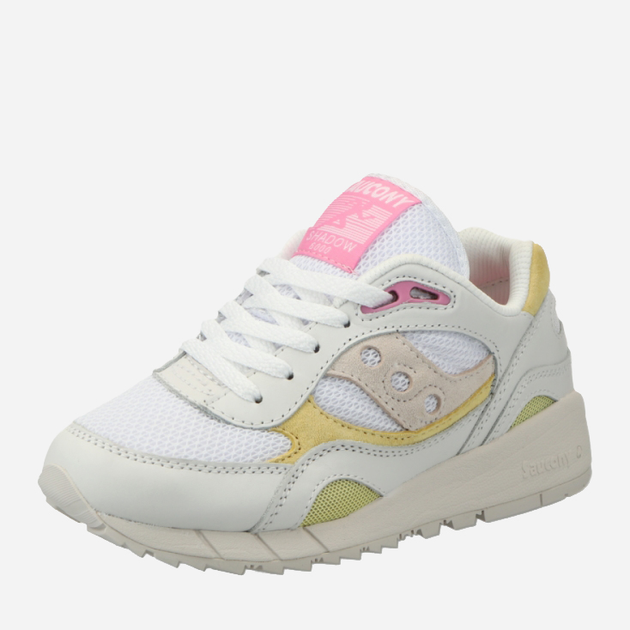 Buty sportowe damskie Saucony Shadow 6000 S60765-2 40 (8.5US) 25 cm Biały/Żółty (195019050341) - obraz 3