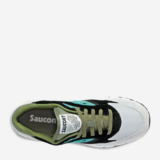 Buty sportowe męskie Saucony Shadow 6000 S70441-53 43 (9.5US) 27.5 cm Szary/Zielony (195019529007) - obraz 4