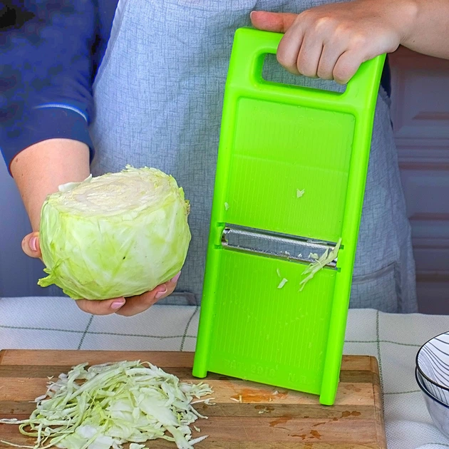 Ручная пластиковая шинковка с плавающим лезвием (34х14.5 см