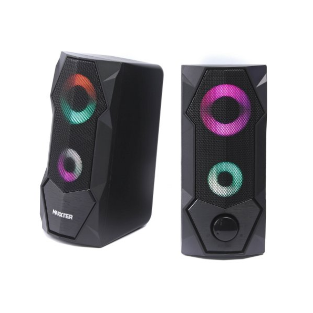 Колонки акустические CSP-U002RGB, пластиковый корпус, 6 Вт, USB питание ...