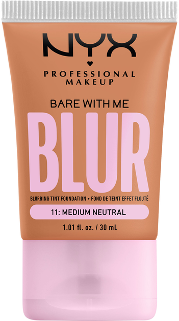Тональна основа-тінт для обличчя NYX Professional Makeup Bare With Me Blur 11 Medium Neutral 30 мл (0800897234386) - зображення 1