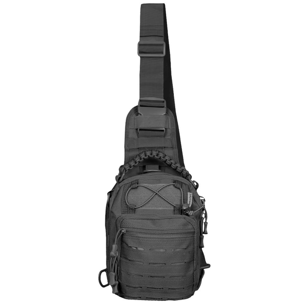 Тактична універсальна однолямкова сумка Camotec Adapt Чорна - зображення 1