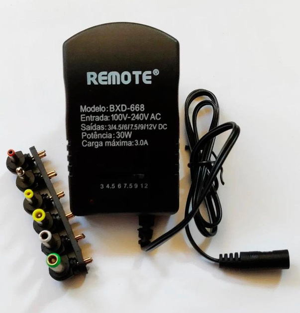 Адаптер SL-668/ 1322/ 12v/ 3A/ 7 in 1 - изображение 2