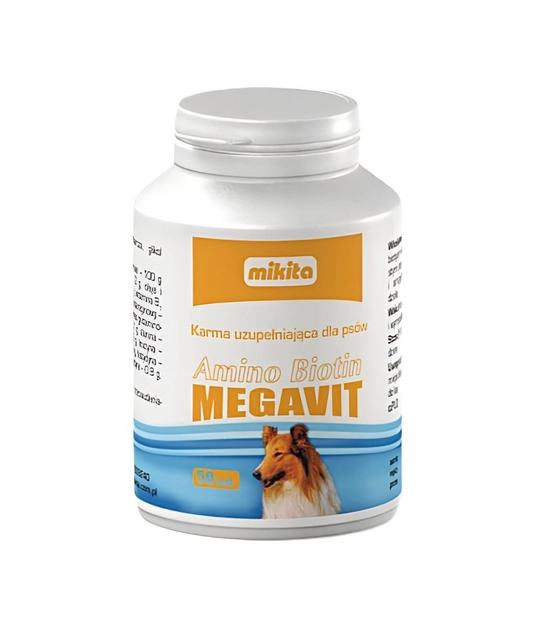Suplement diety Mikita Amino Biotin Megavit 50 tabletek (5907615400704) - obraz 1